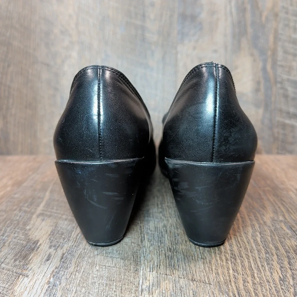 Merrell Evera Draft Black Leather Mary Jane Heel Comfort Shoes Women's Size 11